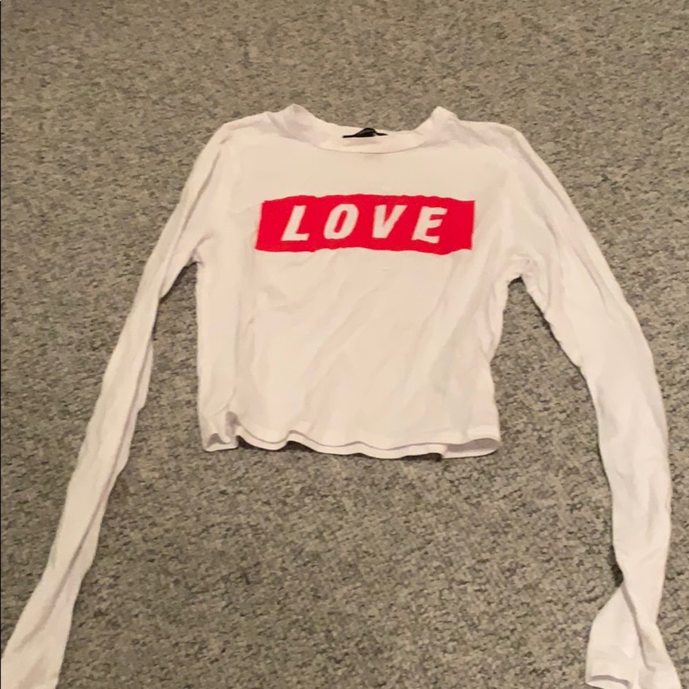 long sleeve white shirt